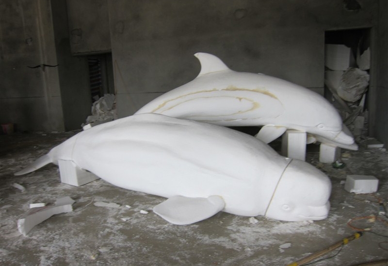 海豚雕塑制作
